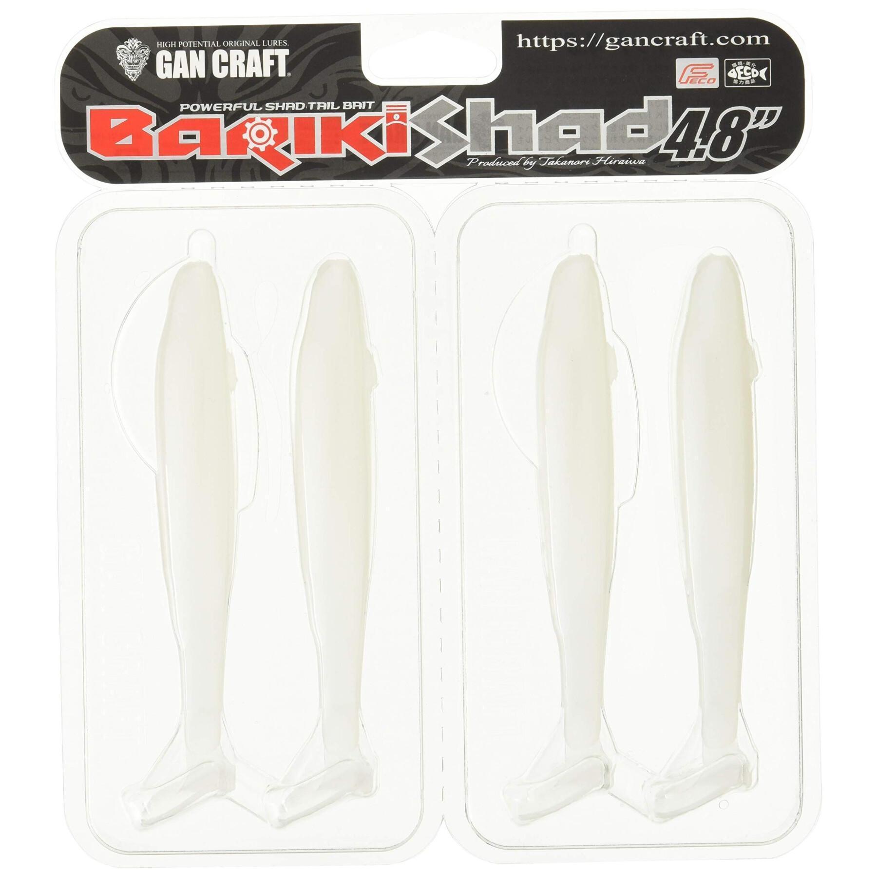 Señuelo Gan Craft Bariki Shad 18g (x4)
